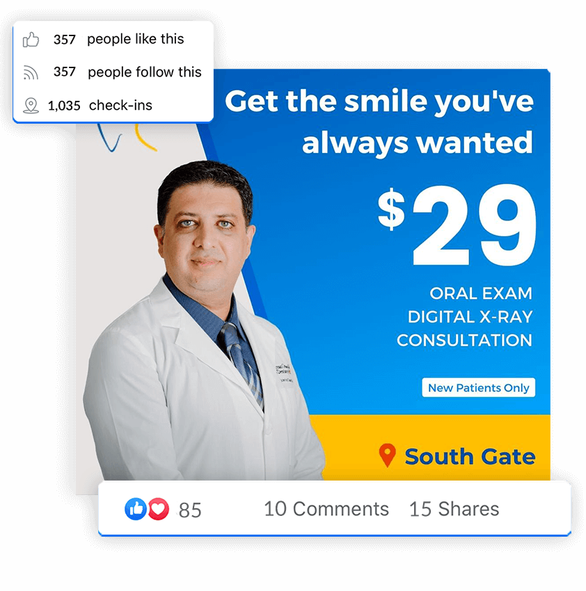 Dentist Facebook Ad